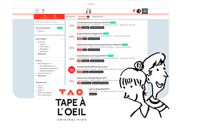 Solution de recrutement par cooptation Tape à l'Oeil