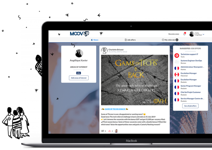 Referral recruiting Keycoopt System