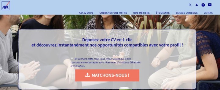 axa matchez votre cv