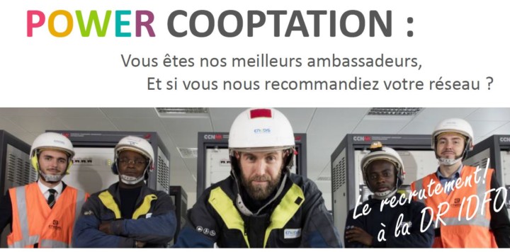 Power cooptation plan de recrutement ENEDIS